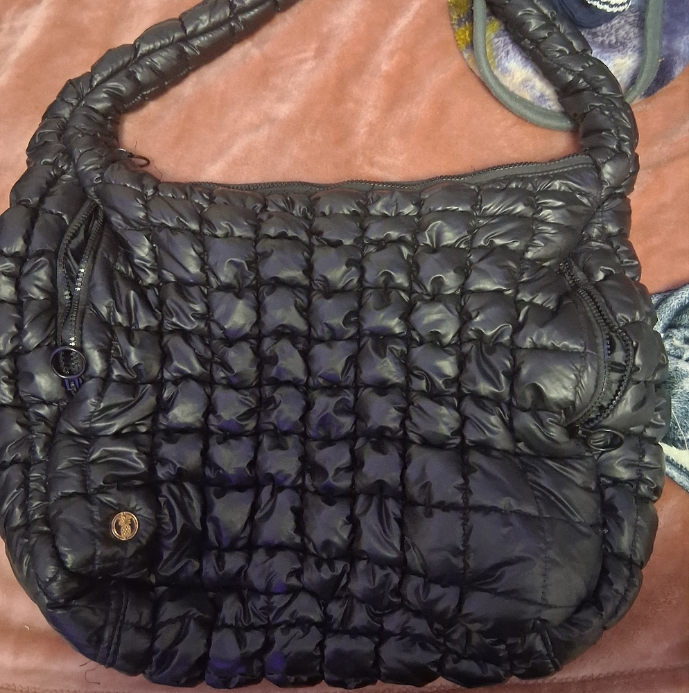 Simply Southern Black Shoulder Bag
